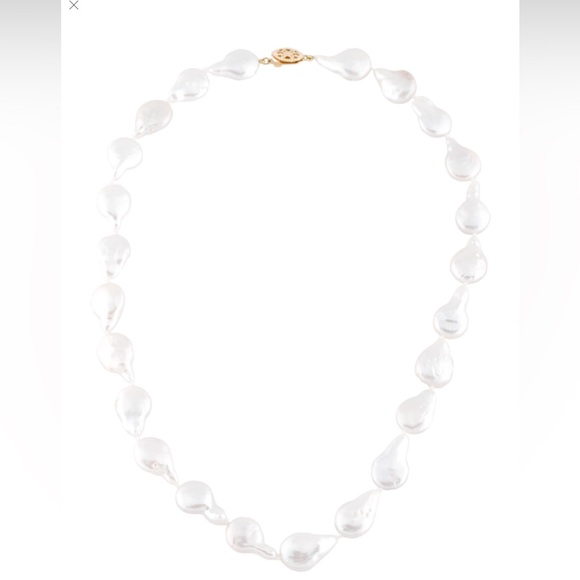 14K Cultured Pearl Necklace - Picture 1 of 3